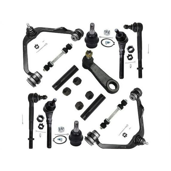 Front Control Arm Ball Joint Tie Rod and Sway Bar Link Kit - Compatible with 1997 - 2002 Ford Expedition 1998 1999 2000 2001