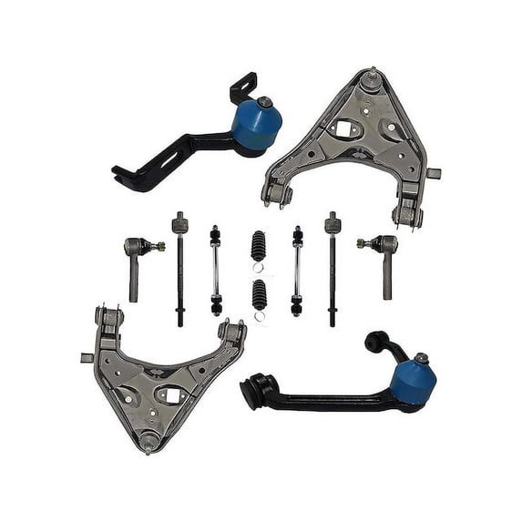 Front Control Arm Ball Joint Tie Rod and Sway Bar Link Kit - Compatible with 1998 - 2001 Mercury Mountaineer Base 1999 2000