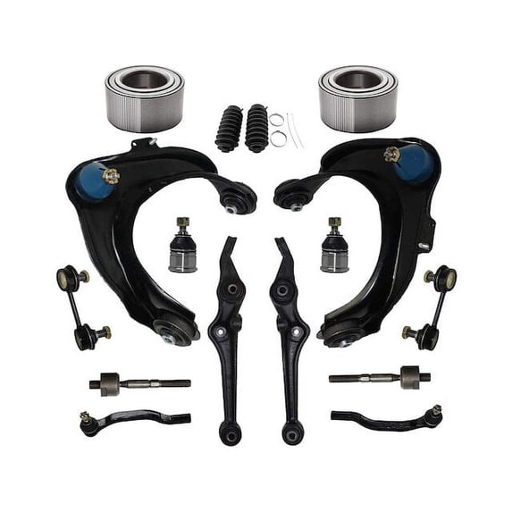 Front Control Arm Ball Joint Tie Rod and Sway Bar Link Kit - Compatible with 1998 - 2002 Honda Accord 1999 2000 2001