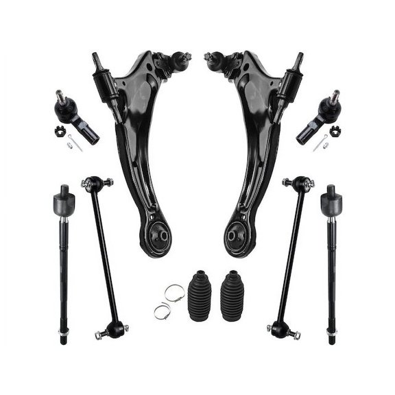 Front Control Arm Ball Joint Tie Rod and Sway Bar Link Kit - Compatible with 1998 - 2003 Toyota Sienna 1999 2000 2001 2002