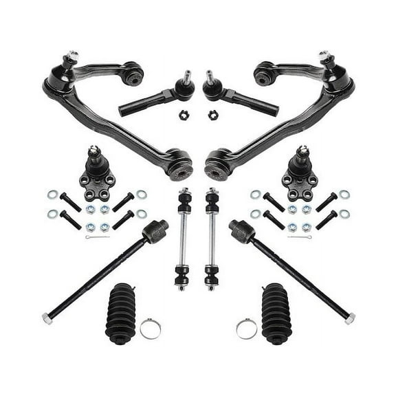 Front Control Arm Ball Joint Tie Rod and Sway Bar Link Kit - Compatible with 1999 - 2006 Chevy Silverado 1500 2000 2001 2002 2003 2004 2005
