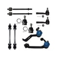 thumbnail image 1 of Front Control Arm Ball Joint Tie Rod and Sway Bar Link Kit - Compatible with 1999 Mazda B2500 Troy Lee, 1 of 2