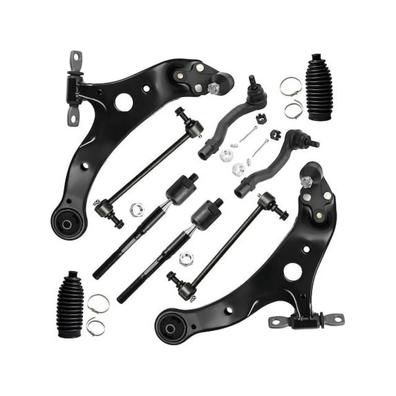 Front Control Arm Ball Joint Tie Rod and Sway Bar Link Kit - Compatible with 2002 - 2003 ES300 Base