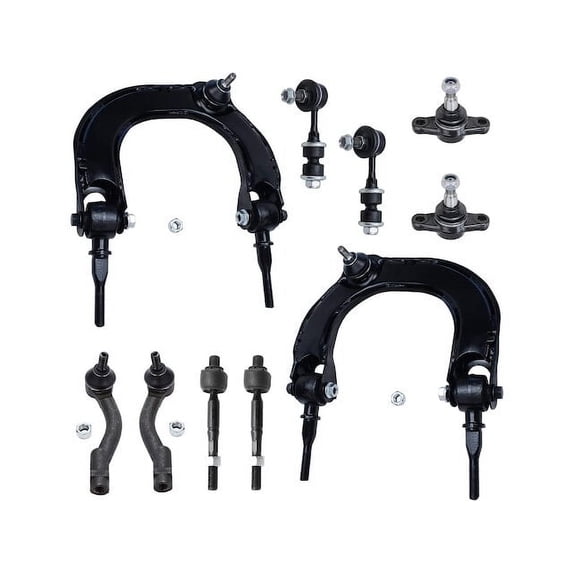Front Control Arm Ball Joint Tie Rod and Sway Bar Link Kit - Compatible with 2002 - 2005 Hyundai XG350 2003 2004