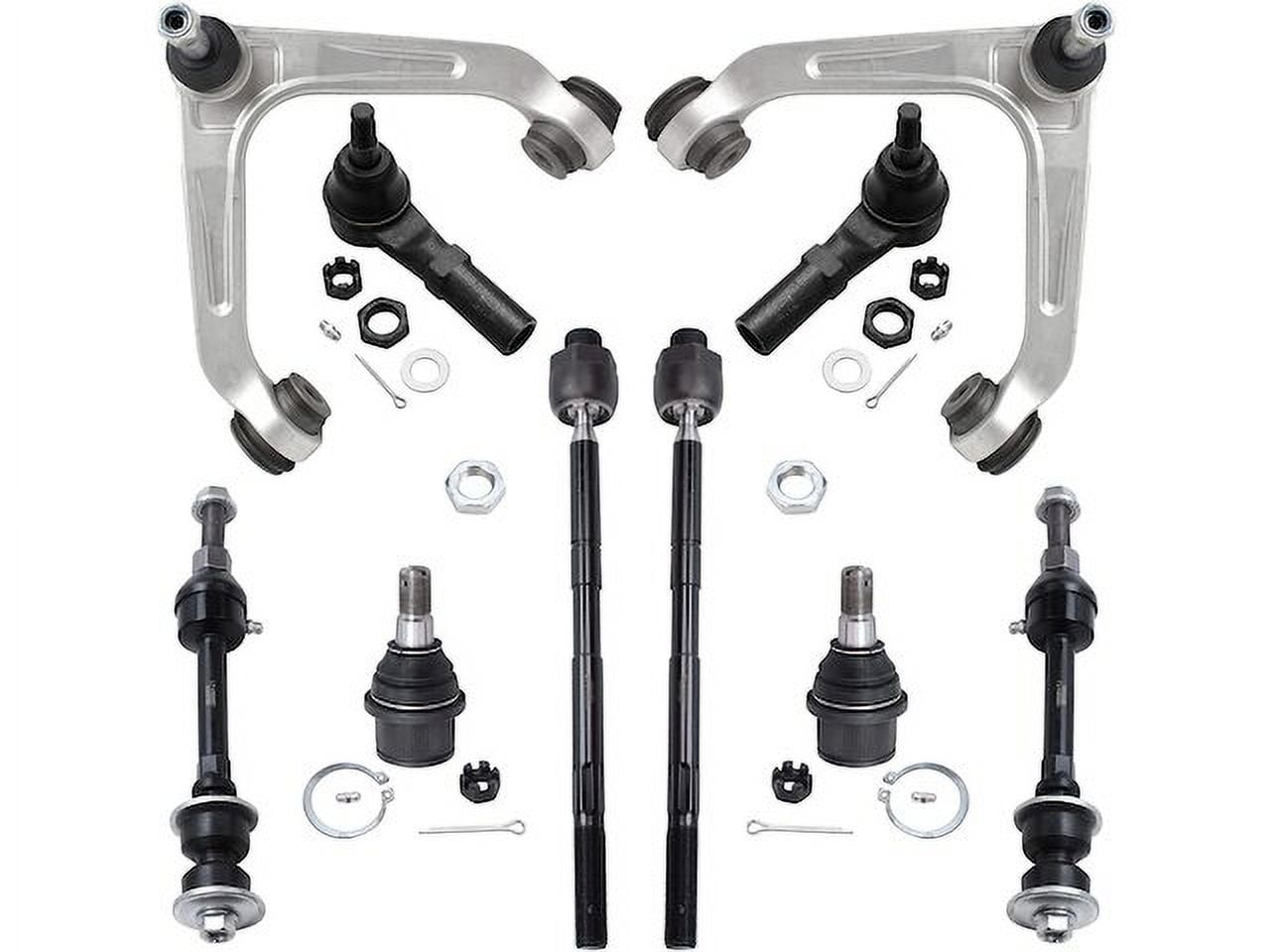 Front Control Arm Ball Joint Tie Rod and Sway Bar Link Kit Compatible