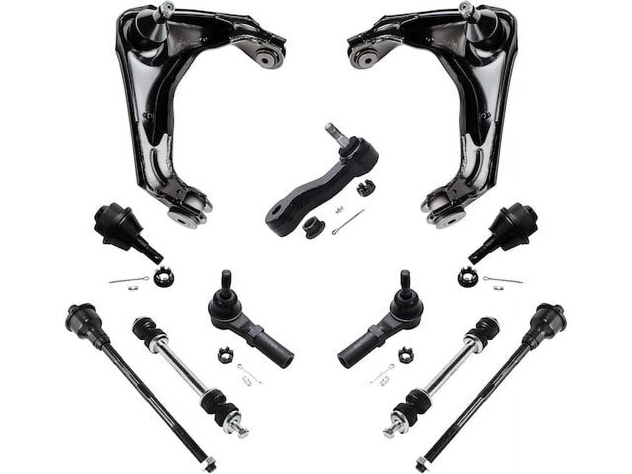 Front Control Arm Ball Joint Tie Rod and Sway Bar Link Kit Compatible