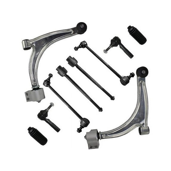 Front Control Arm Ball Joint Tie Rod and Sway Bar Link Kit - Compatible with 2005 - 2010 Pontiac G6 2006 2007 2008 2009