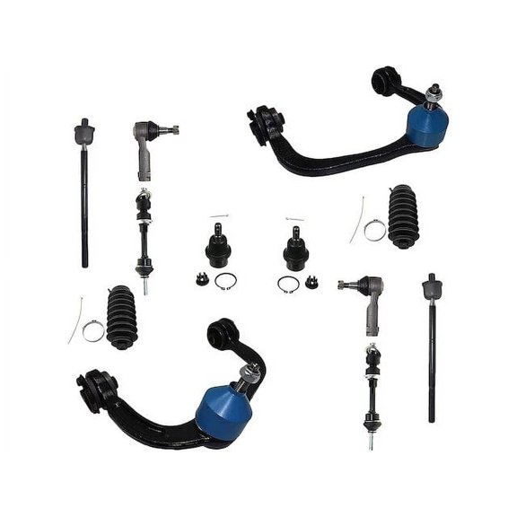 Front Control Arm Ball Joint Tie Rod and Sway Bar Link Kit - Compatible with 2006 - 2008 Lincoln Mark LT 2007