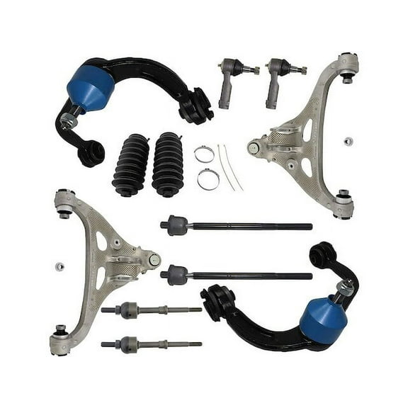 Front Control Arm Ball Joint Tie Rod and Sway Bar Link Kit - Compatible with 2006 - 2008 Lincoln Mark LT Base RWD 2007