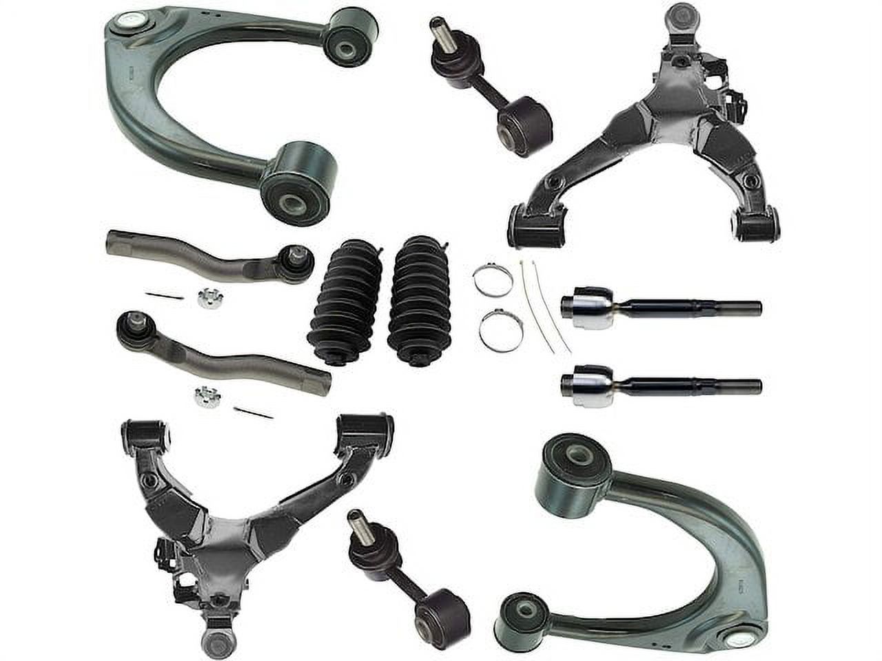 Front Control Arm Ball Joint Tie Rod and Sway Bar Link Kit Compatible