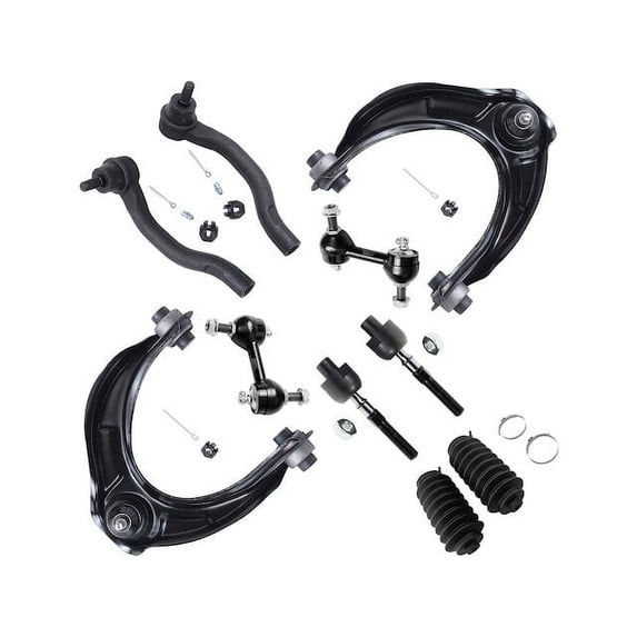 Front Control Arm Ball Joint Tie Rod and Sway Bar Link Kit - Compatible with 2008 - 2012 Honda Accord 2009 2010 2011