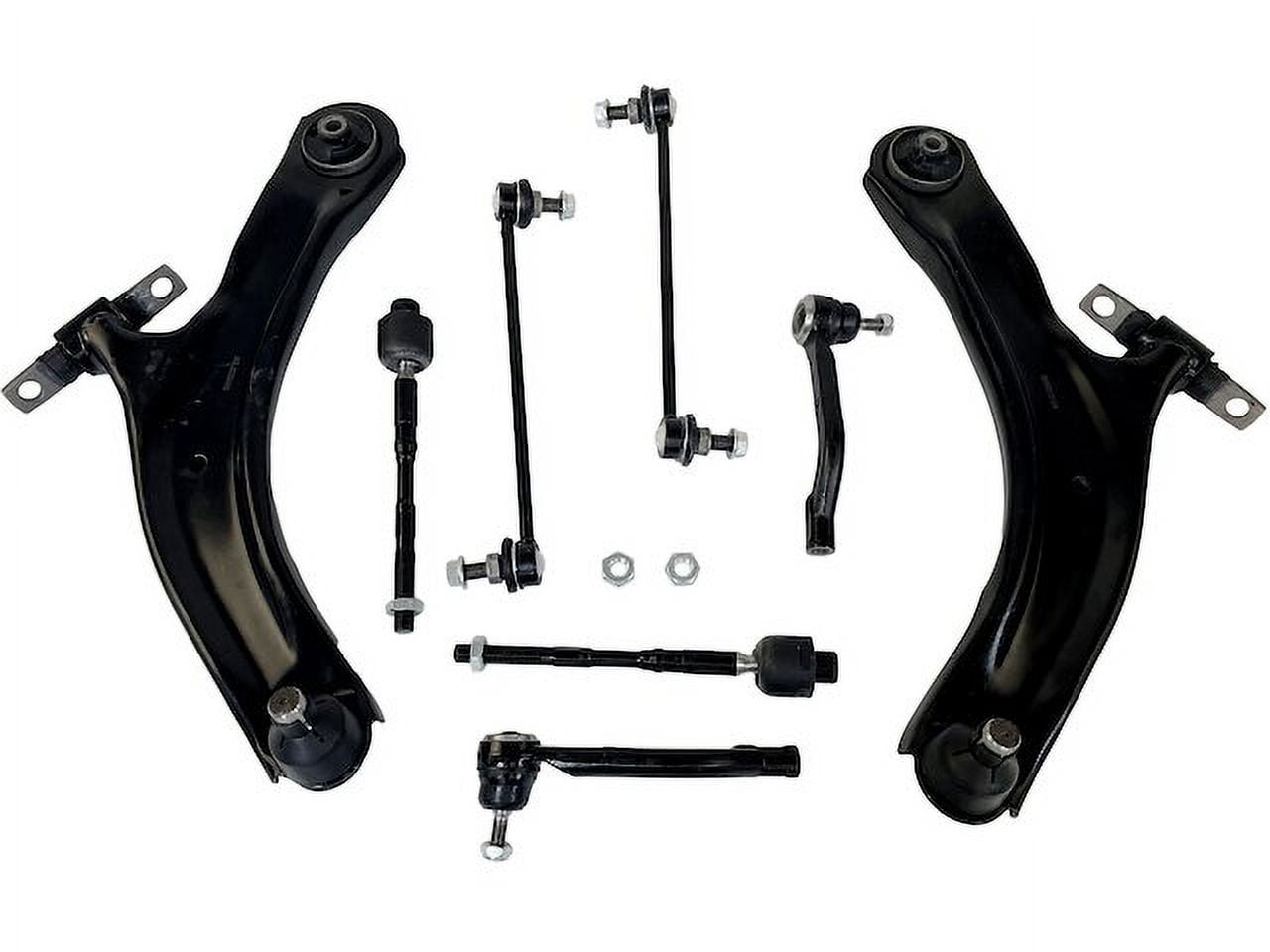 Front Control Arm Ball Joint Tie Rod and Sway Bar Link Kit Compatible
