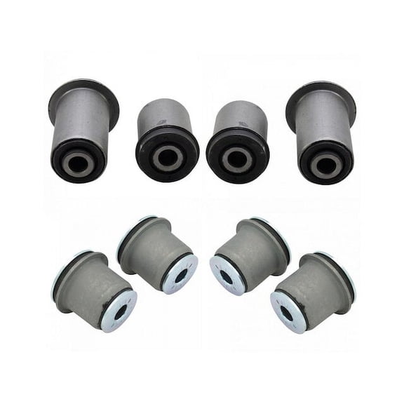 Front Control Arm Bushing Set 8 Piece - Compatible with 1990 - 2005 Chevy Astro AWD 1991 1992 1993 1994 1995 1996 1997 1998 1999 2000 2001 2002 2003 2004