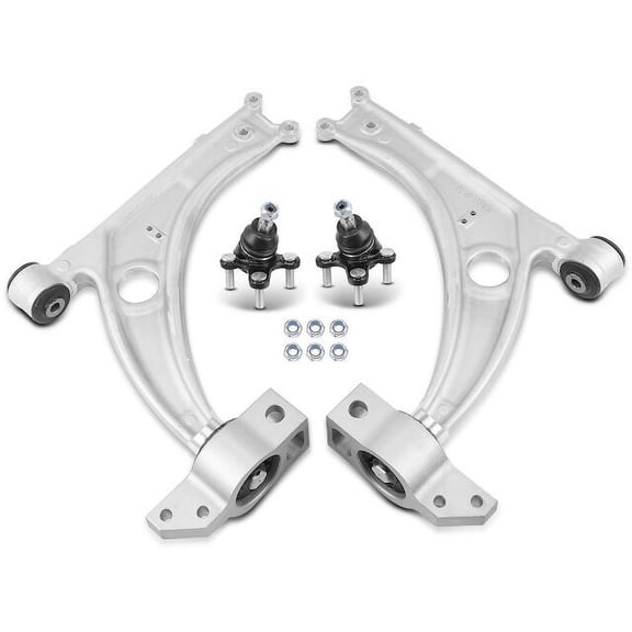 Front Control Arm Kit 4 - Compatible with 2009 - 2017 Volkswagen CC 2010 2011 2012 2013 2014 2015 2016