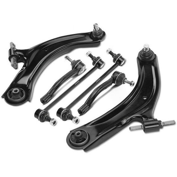 Front Control Arm Kit 6 - Compatible with 2008 - 2013 Nissan Rogue 2.5L 4-Cylinder - Autopart Premium