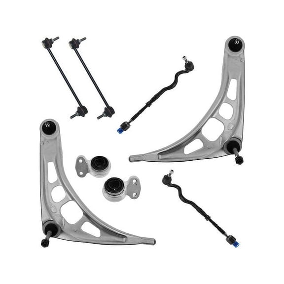 Front Control Arm Sway Bar Link Tie Rod Kit 10 Piece - Compatible with 1999 - 2000 BMW 328i Sedan