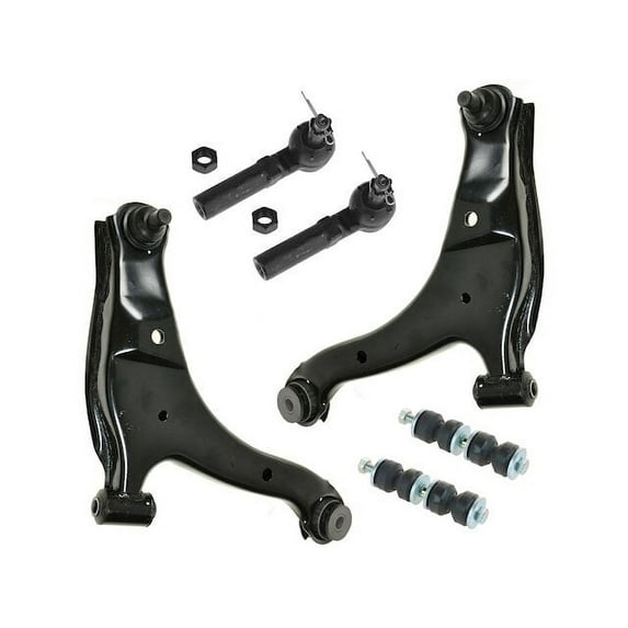 Front Control Arm Sway Bar Link Tie Rod Kit 6 Piece - Compatible with 2001 - 2010 Chrysler PT Cruiser 2002 2003 2004 2005 2006 2007 2008 2009