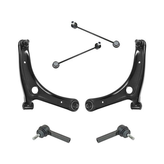 Front Control Arm Sway Bar Link Tie Rod Kit 6 Piece - Compatible with 2007 - 2017 Jeep Patriot 2008 2009 2010 2011 2012 2013 2014 2015 2016