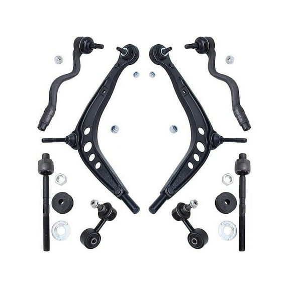 Front Control Arm Sway Bar Link Tie Rod Kit - Compatible with 1992 - 1995 BMW 325i Base 1993 1994