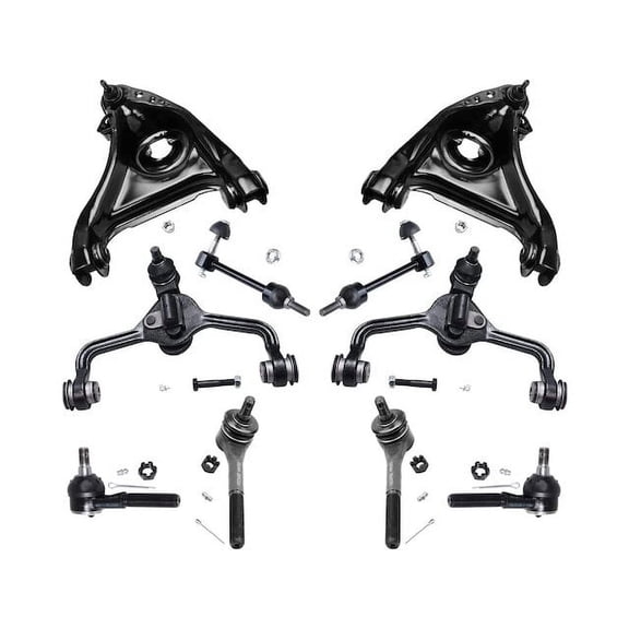 Front Control Arm Sway Bar Link Tie Rod Kit - Compatible with 1998 - 2002 Ford Crown Victoria 1999 2000 2001