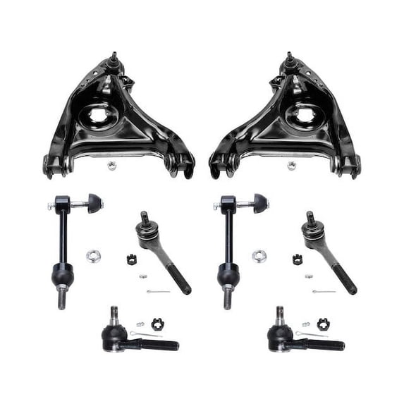 Front Control Arm Sway Bar Link Tie Rod Kit - Compatible with 1998 - 2002 Ford Crown Victoria 1999 2000 2001