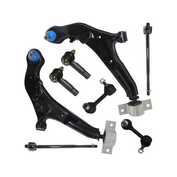 Front Control Arm Sway Bar Link Tie Rod Kit - Compatible with 2000 - 2003 Nissan Maxima 2001 2002