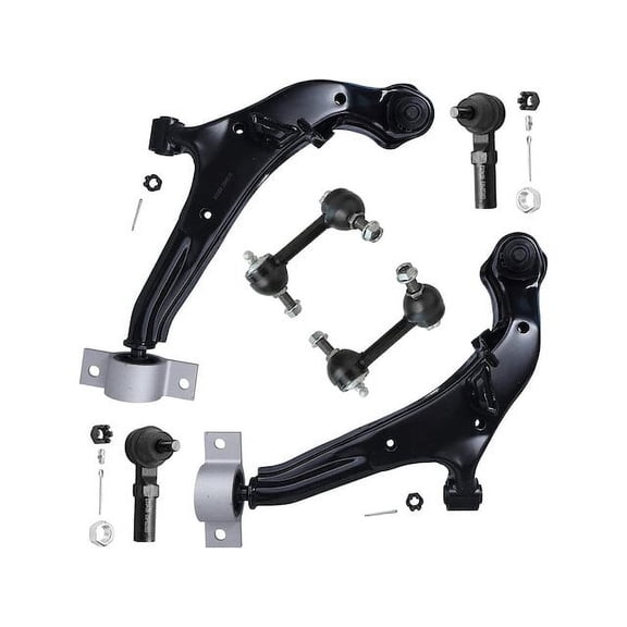 Front Control Arm Sway Bar Link Tie Rod Kit - Compatible with 2000 - 2003 Nissan Maxima 2001 2002