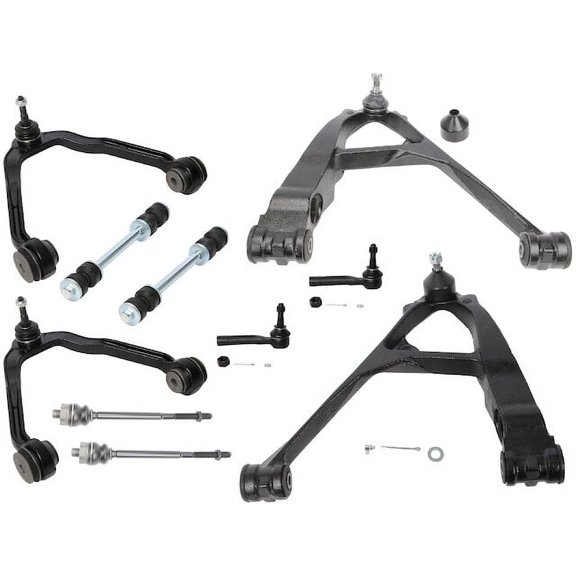 Front Control Arm Sway Bar Link Tie Rod Kit - Compatible with 2000 - 2006 GMC Yukon 2001 2002 2003 2004 2005