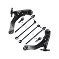 thumbnail image 1 of Front Control Arm Sway Bar Link Tie Rod Kit - Compatible with 2003 - 2008 Hyundai Tiburon 2004 2005 2006 2007, 1 of 2