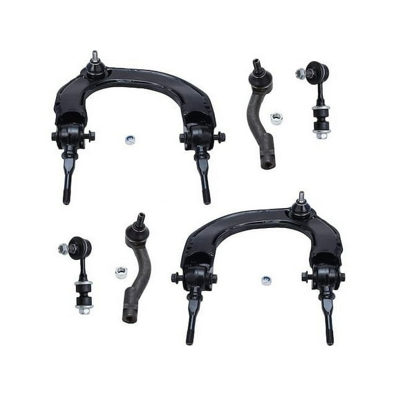 Front Control Arm Sway Bar Link Tie Rod Kit - Compatible with 2004 - 2006 Kia Amanti Base 2005