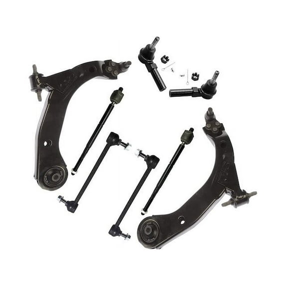 Front Control Arm Sway Bar Link Tie Rod Kit - Compatible with 2005 - 2010 Chevy Cobalt Naturally Aspirated 2006 2007 2008 2009