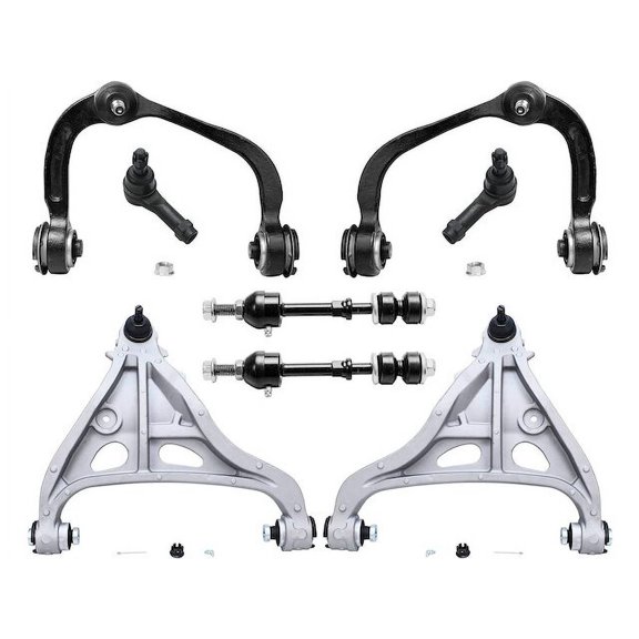 Front Control Arm Sway Bar Link Tie Rod Kit - Compatible with 2006 - 2008 Lincoln Mark LT Base RWD 2007
