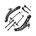 thumbnail image 1 of Front Control Arm Sway Bar Link Tie Rod Kit - Compatible with 2007 - 2012 Nissan Sentra 2008 2009 2010 2011, 1 of 2