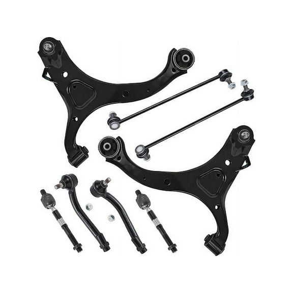 Front Control Arm Sway Bar Link Tie Rod Kit - Compatible with 2011 - 2013 Kia Sorento 2012