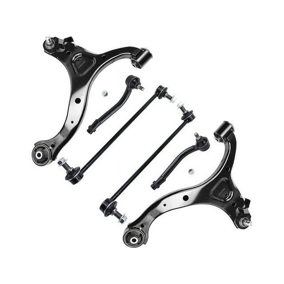 Front Control Arm Sway Bar Link Tie Rod Kit - Compatible with 2011 - 2013 Kia Sorento 2012