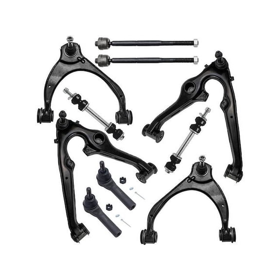 Front Control Arm Sway Bar Link Tie Rod Kit - Compatible with 2015 - 2019 Chevy Tahoe 2016 2017 2018