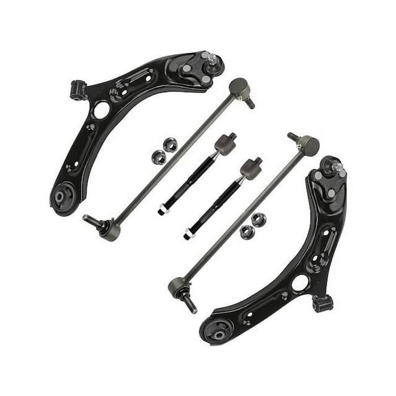 Front Control Arm Sway Bar Link Tie Rod Kit - Compatible with 2015 Hyundai Sonata