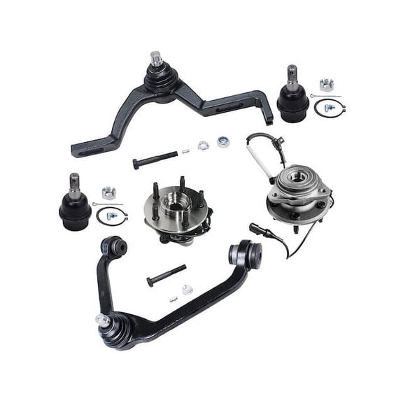 Front Control Arm Wheel Hub Ball Joint Kit - Compatible with 2000 - 2009 Ford Ranger 2001 2002 2003 2004 2005 2006 2007 2008