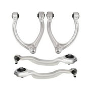 Front Control Arm and Ball Joint Assembly Set 4 Piece - Compatible with 2008 - 2014 Mercedes-Benz CL63 AMG 2009 2010 2011 2012 2013