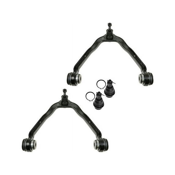 Front Control Arm and Ball Joint Kit 4 Piece - Compatible with 2000 - 2006 GMC Yukon XL 1500 2001 2002 2003 2004 2005