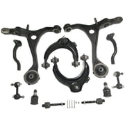 Front Control Arm and Ball Joint Suspension Kit 12 Piece - Compatible with 2003 - 2007 Honda Accord 2.4L 2004 2005 2006