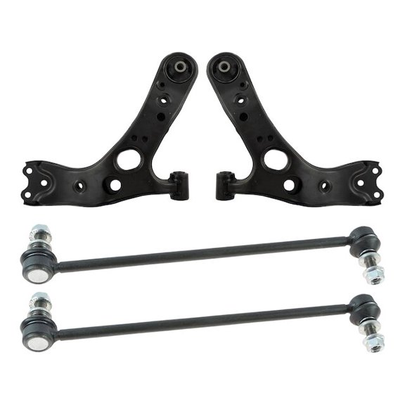 Front Control Arm and Sway Bar End Link Kit 4 Piece - Compatible with 2011 - 2017 CT200h 2012 2013 2014 2015 2016