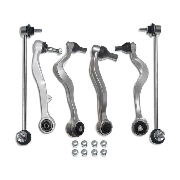 Front Control Arm and Sway Bar End Link Kit 6 - Compatible with 2004 - 2007 BMW 525i Base 2005 2006