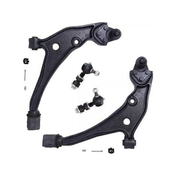 Front Control Arm and Sway Bar End Link Kit - Compatible with 1999 - 2002 Nissan Quest 2000 2001