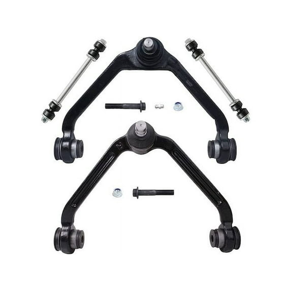 Front Control Arm and Sway Bar End Link Kit - Compatible with 1999 Mazda B2500 Troy Lee