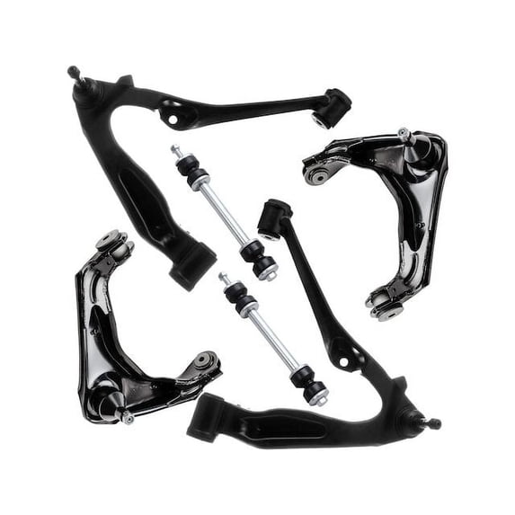 Front Control Arm and Sway Bar End Link Kit - Compatible with 2003 - 2009 Hummer H2 2004 2005 2006 2007 2008