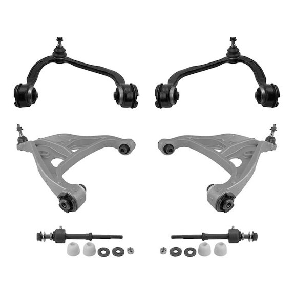 Front Control Arm and Sway Bar End Link Kit - Compatible with 2006 - 2008 Lincoln Mark LT RWD 2007