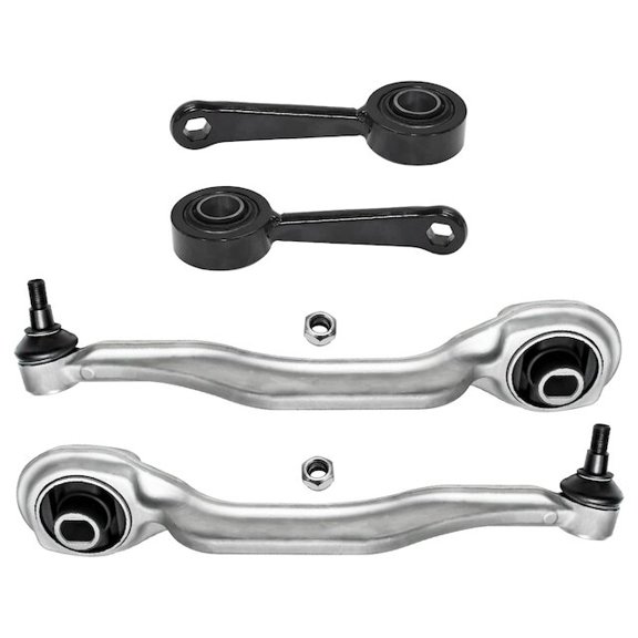 Front Control Arm and Sway Bar End Link Kit - Compatible with 2007 - 2009 Mercedes-Benz E550 Base RWD 2008