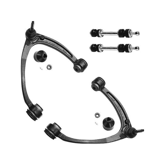 Front Control Arm and Sway Bar End Link Kit - Compatible with 2007 - 2013 Chevy Avalanche 2008 2009 2010 2011 2012