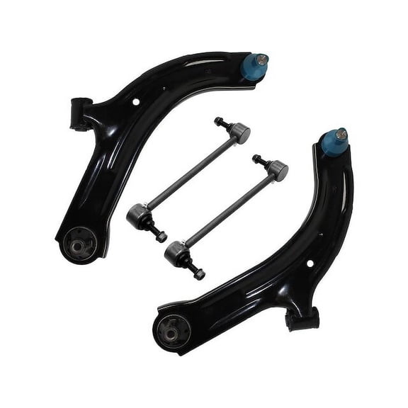 Front Control Arm and Sway Bar End Link Kit - Compatible with 2009 - 2014 Nissan Cube 2010 2011 2012 2013